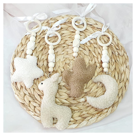 Boucle Lama Play Gym Dangle Set