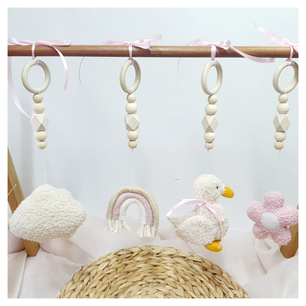 Boucle Daisy Duck Play Gym Dangle Set