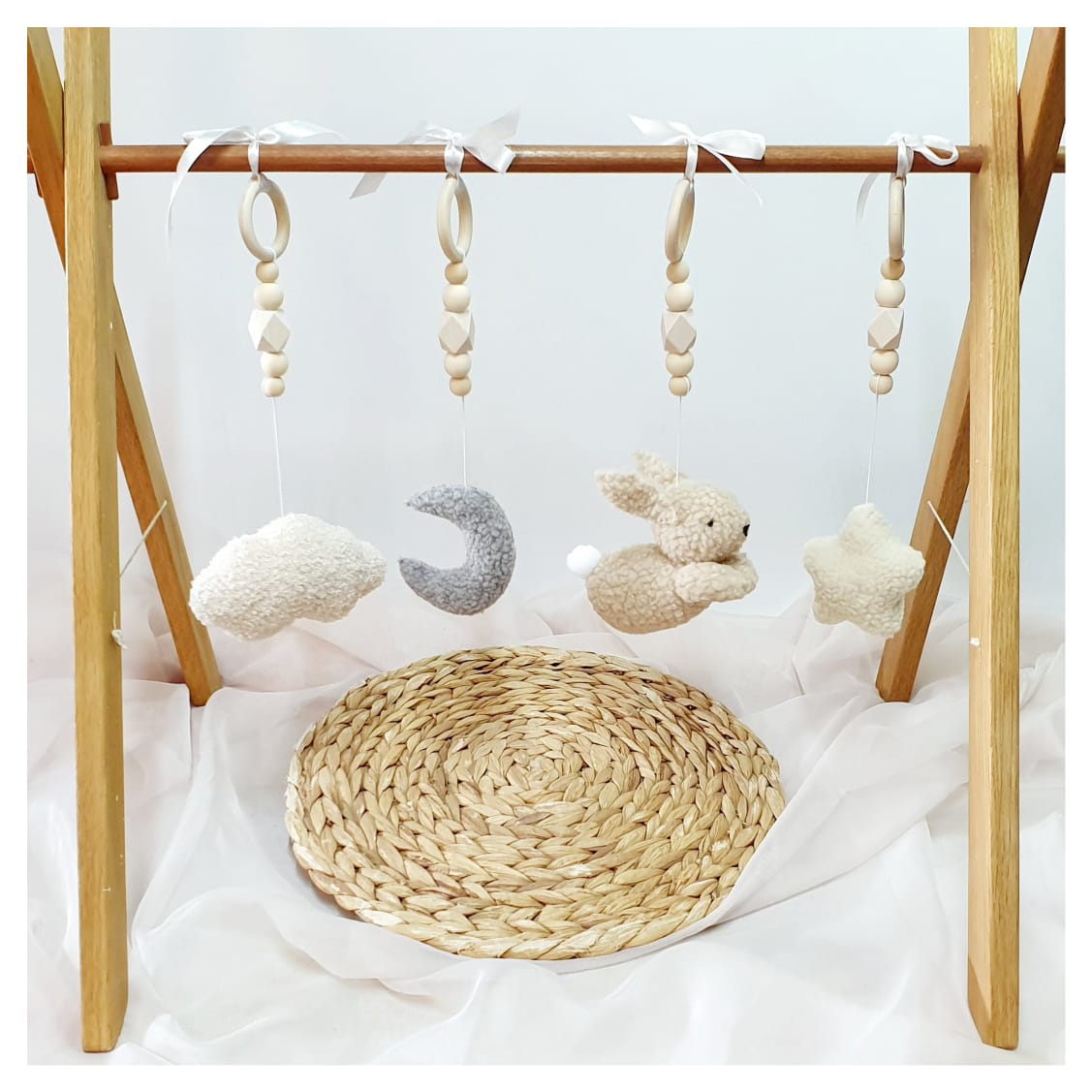Boucle Dreamy Bunny Play Gym Dangle Set