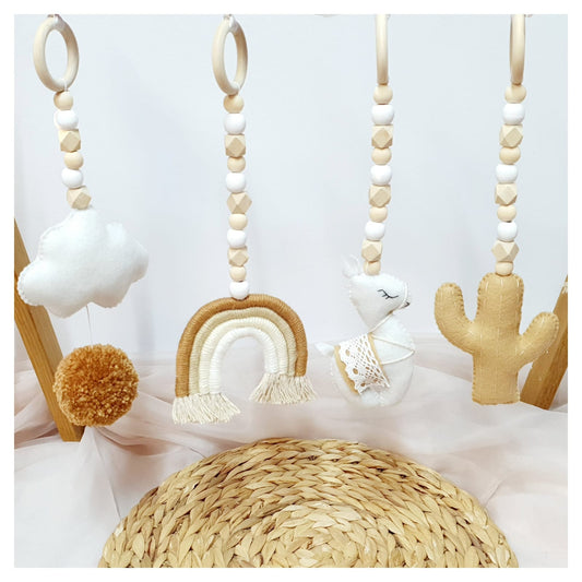 Lama & Pom Pom Dangles