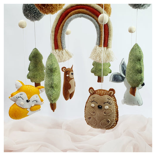 Boho Woodlands Mobile