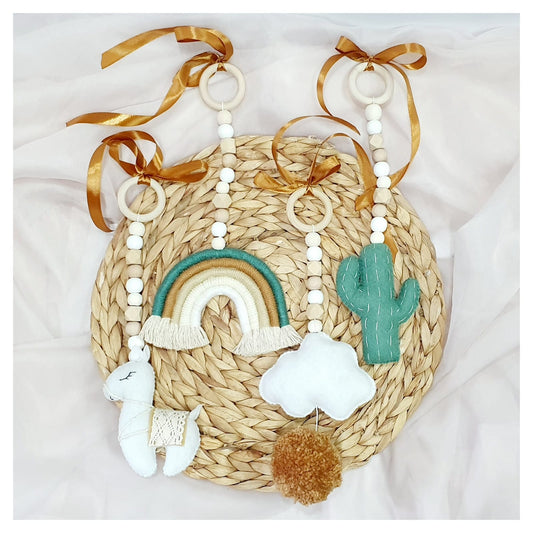 Lama & Pom Pom Dangles