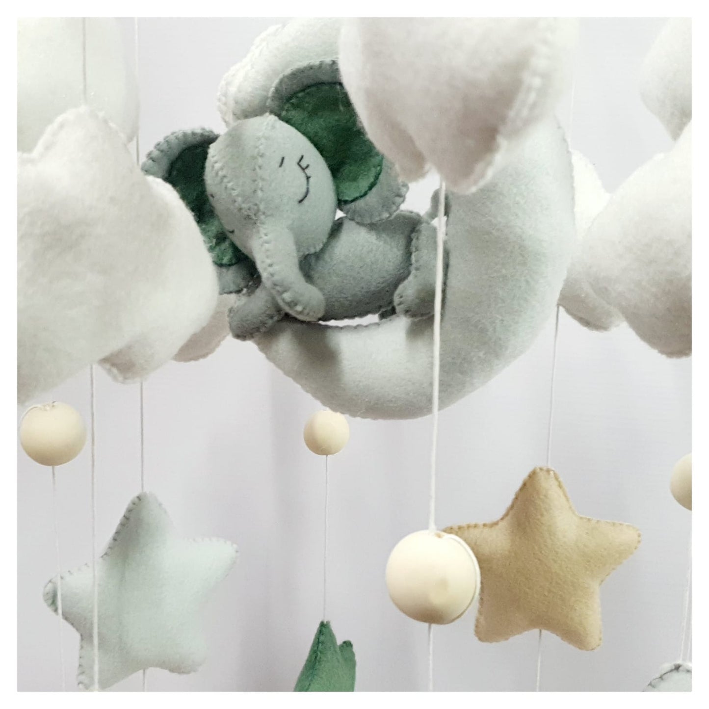 So Dreamy Elephant Mobile