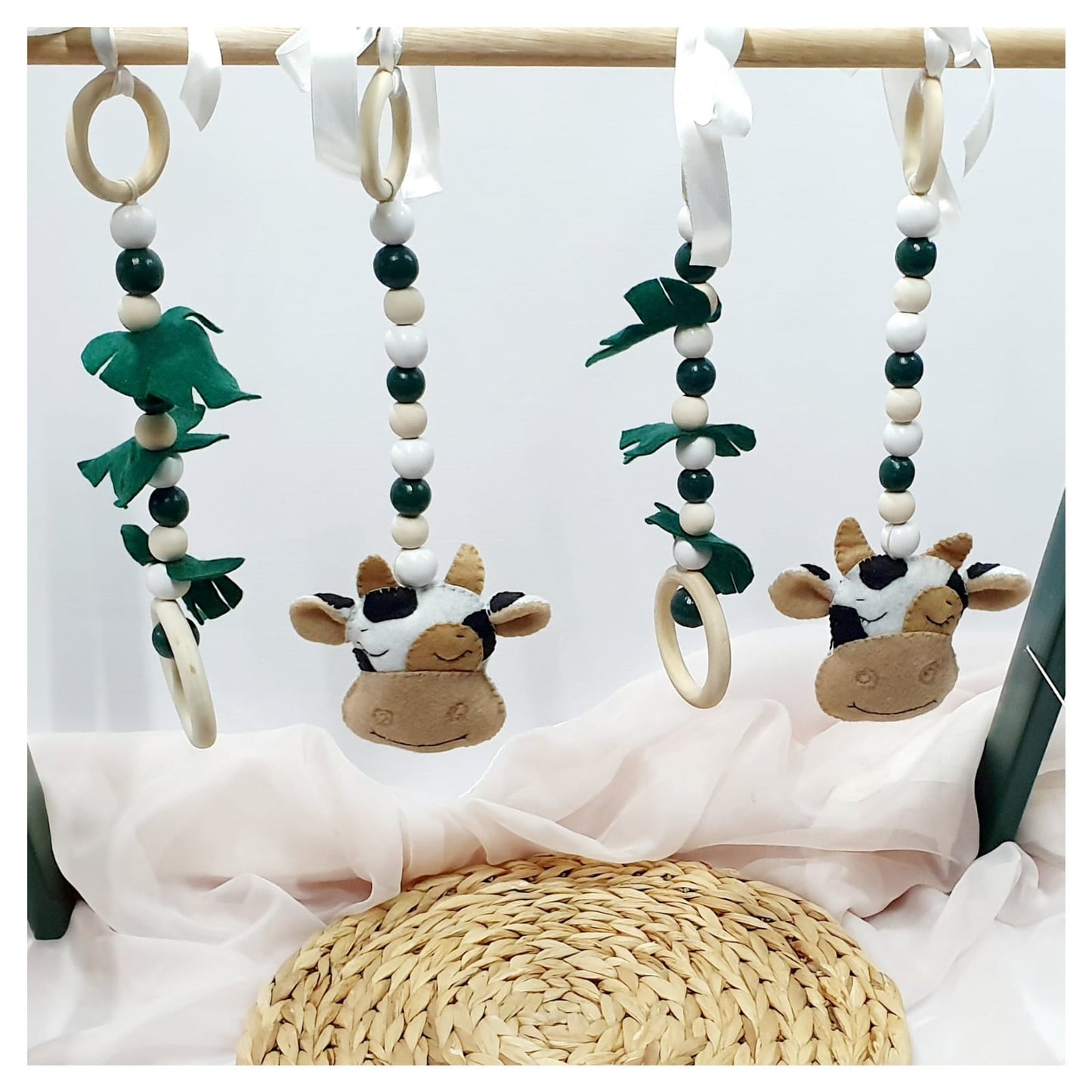 So Cutie Cow Dangle Set