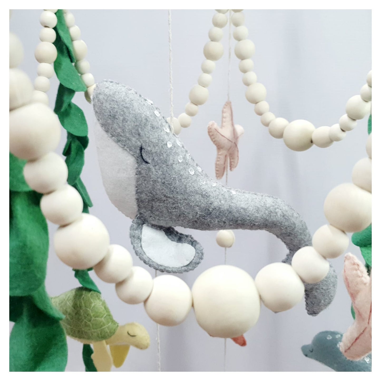 Boho Beaded Sea Theme Mobile