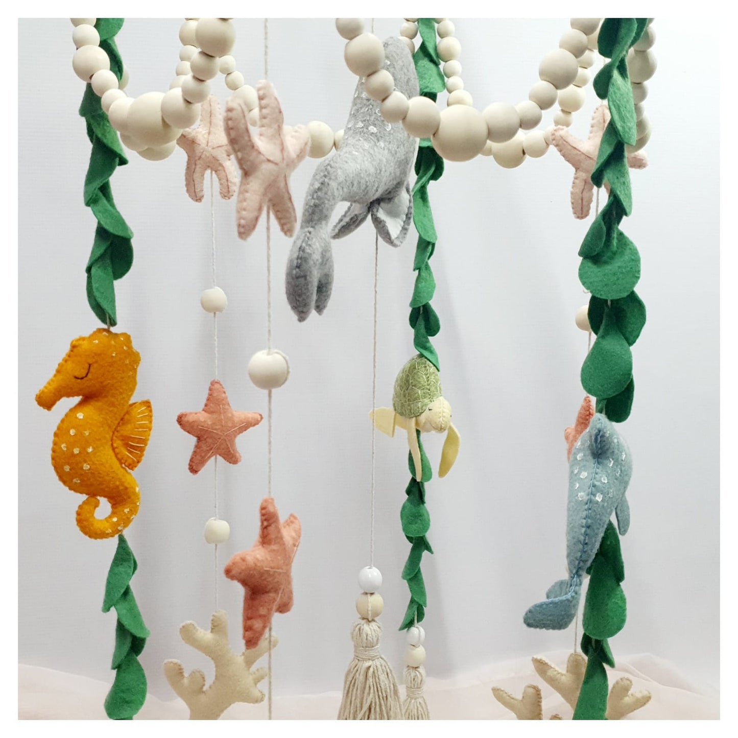 Boho Beaded Sea Theme Mobile