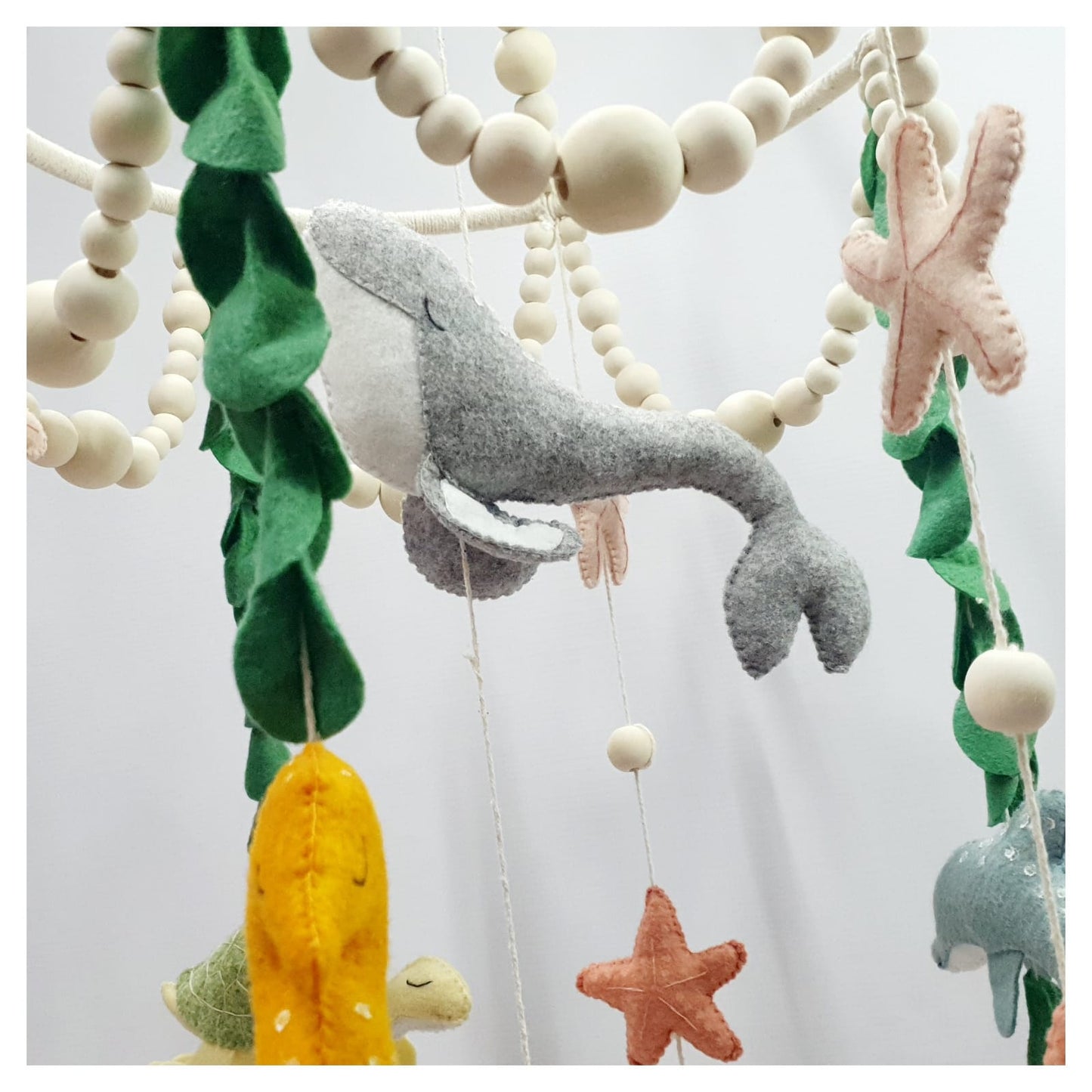 Boho Beaded Sea Theme Mobile