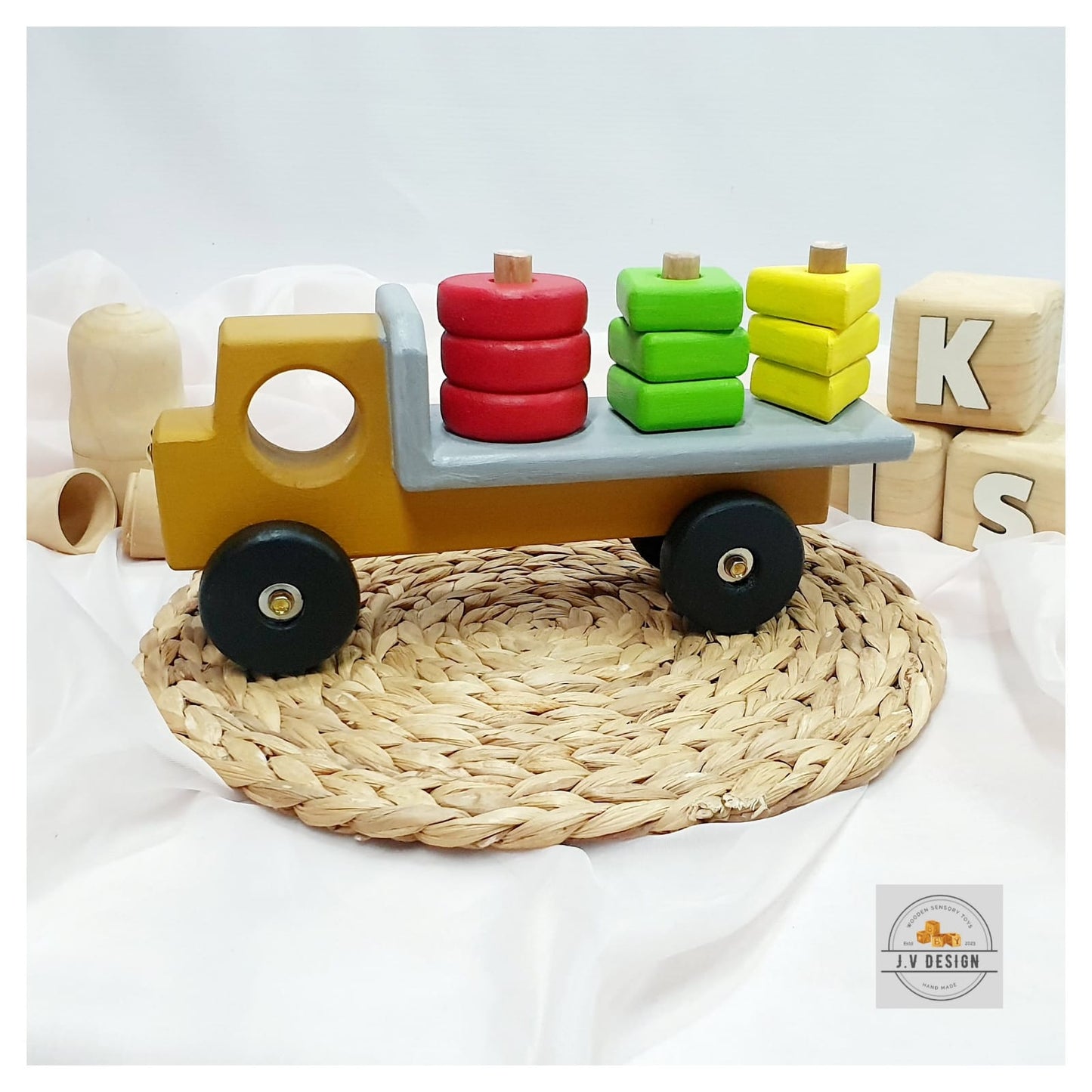 Wooden Toy Truck