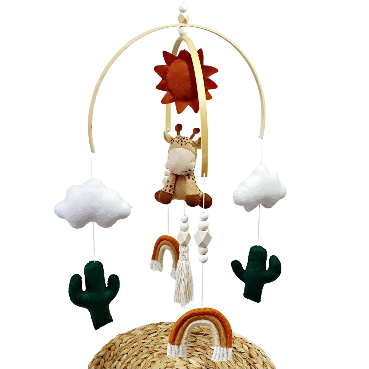 Boho Giraffe Mobile