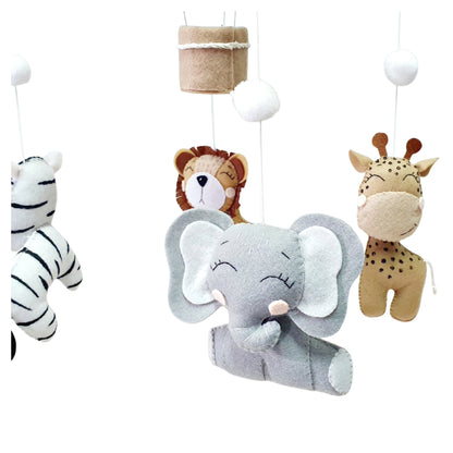 So Cute Safari Hot Air Balloon Mobile