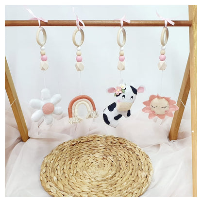 Daisy Cow Dangle Set