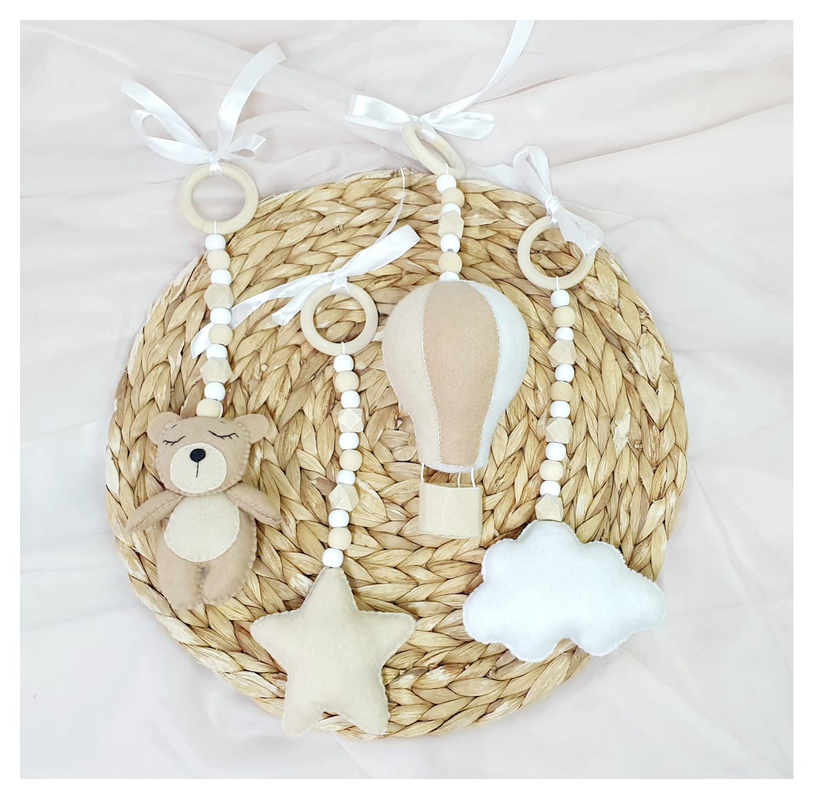 Fly Away Bear Dangle Set