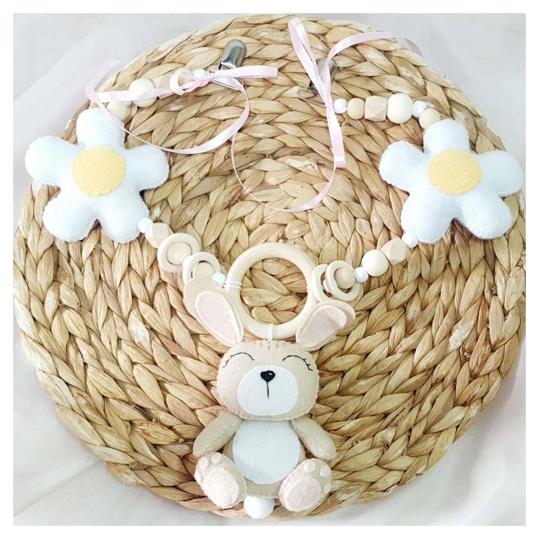 Oh So Daisy Bunny Pram Dangle