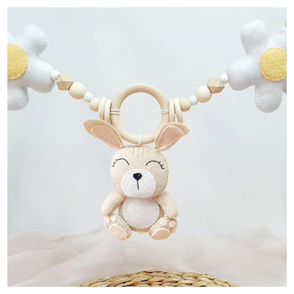 Oh So Daisy Bunny Pram Dangle