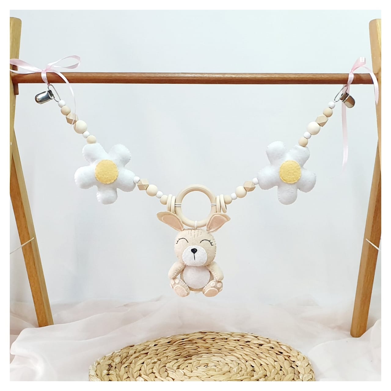 Oh So Daisy Bunny Pram Dangle