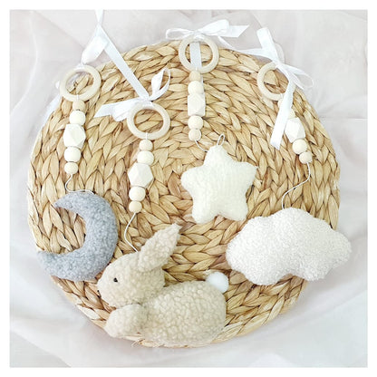 Boucle Dreamy Bunny Play Gym Dangle Set