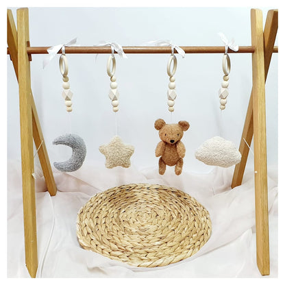 Boucle Dreamy Bear Play Gym Dangle Set