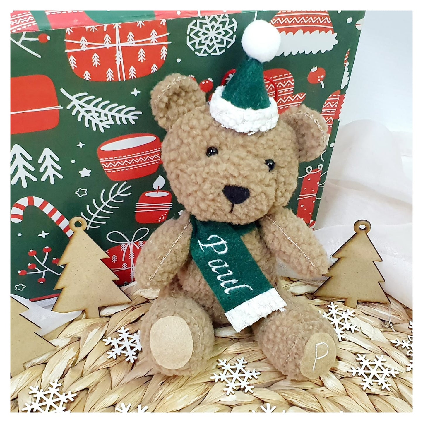 Personalised Christmas Bear