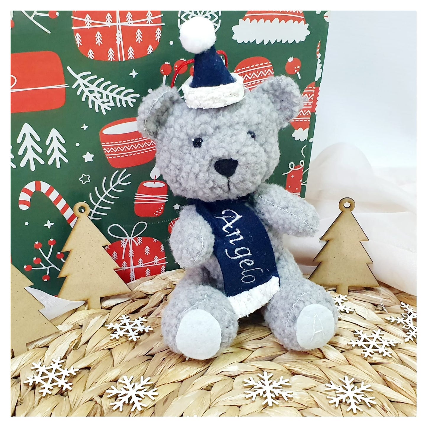 Personalised Christmas Bear