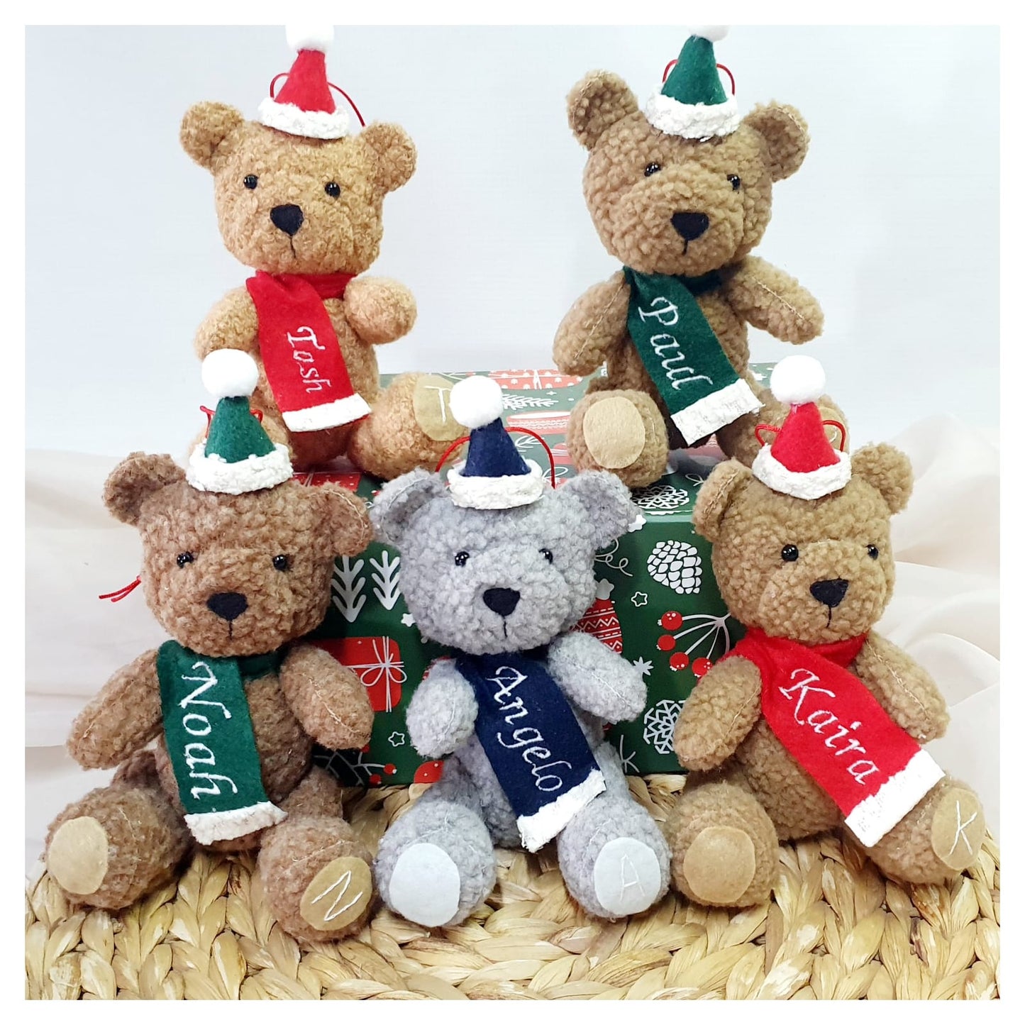 Personalised Christmas Bear
