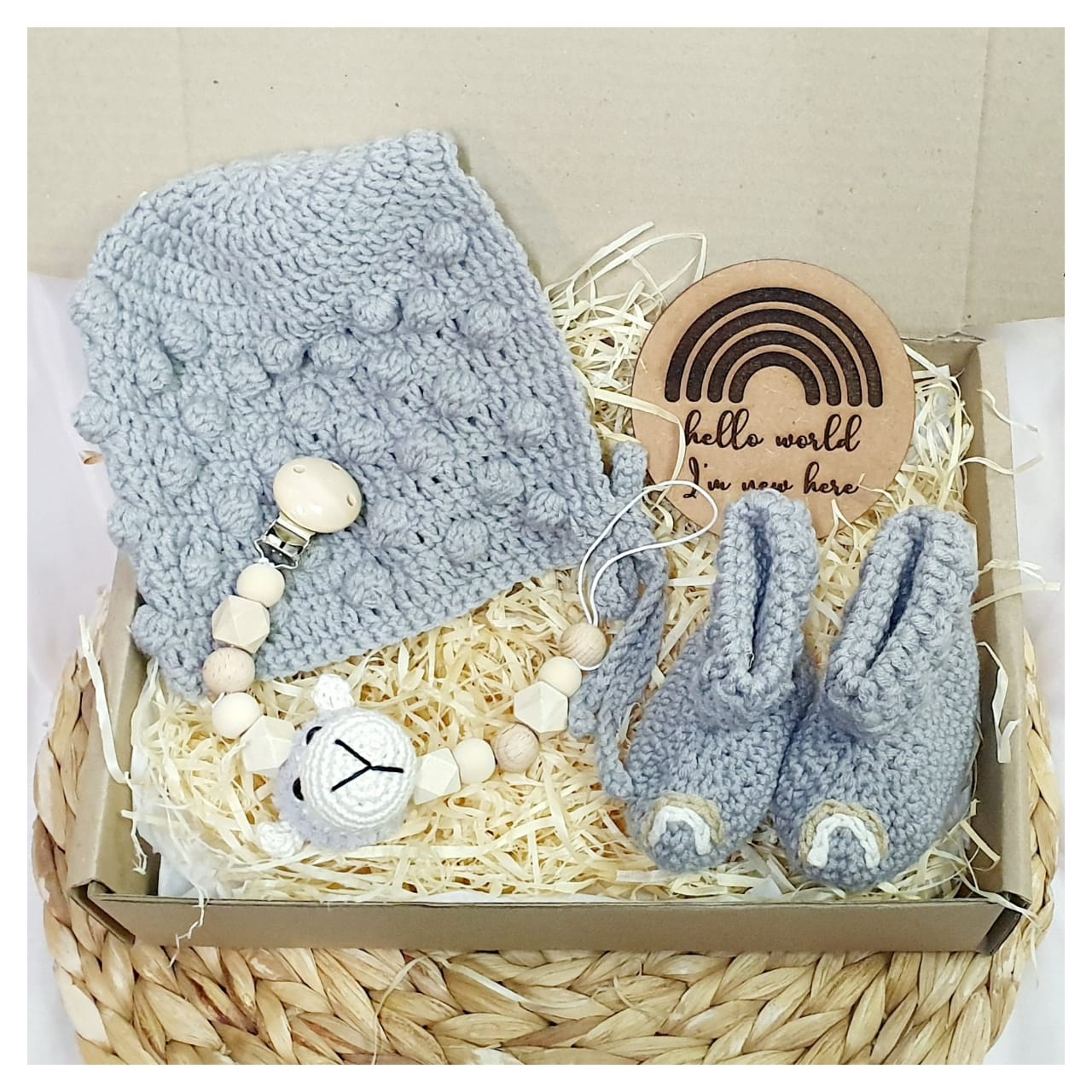 Hello World Baby Gift Box