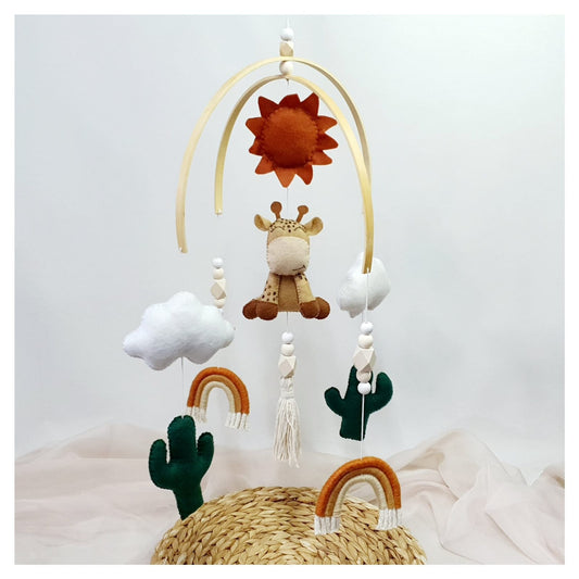 Boho Giraffe Mobile