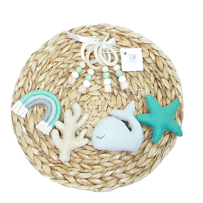 Boho Whale Dangle Set