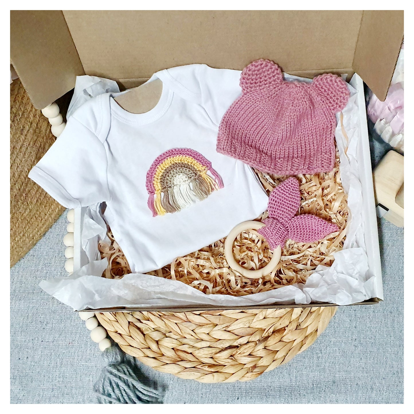 Rainbow Gift Box - Rose