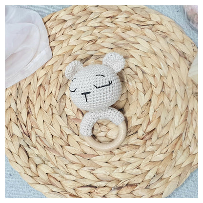 Crochet Animal Teething Ring