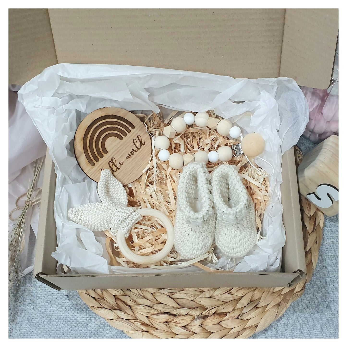 Hello World Baby Gift Box