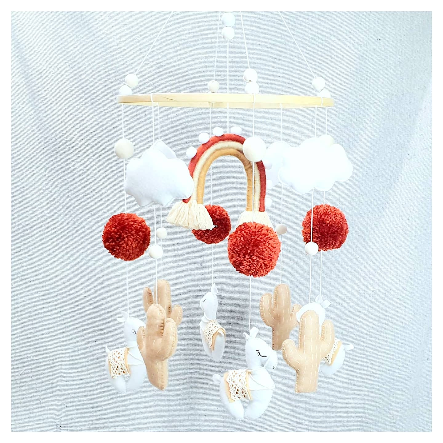 Macrame Boho Lama Mobile