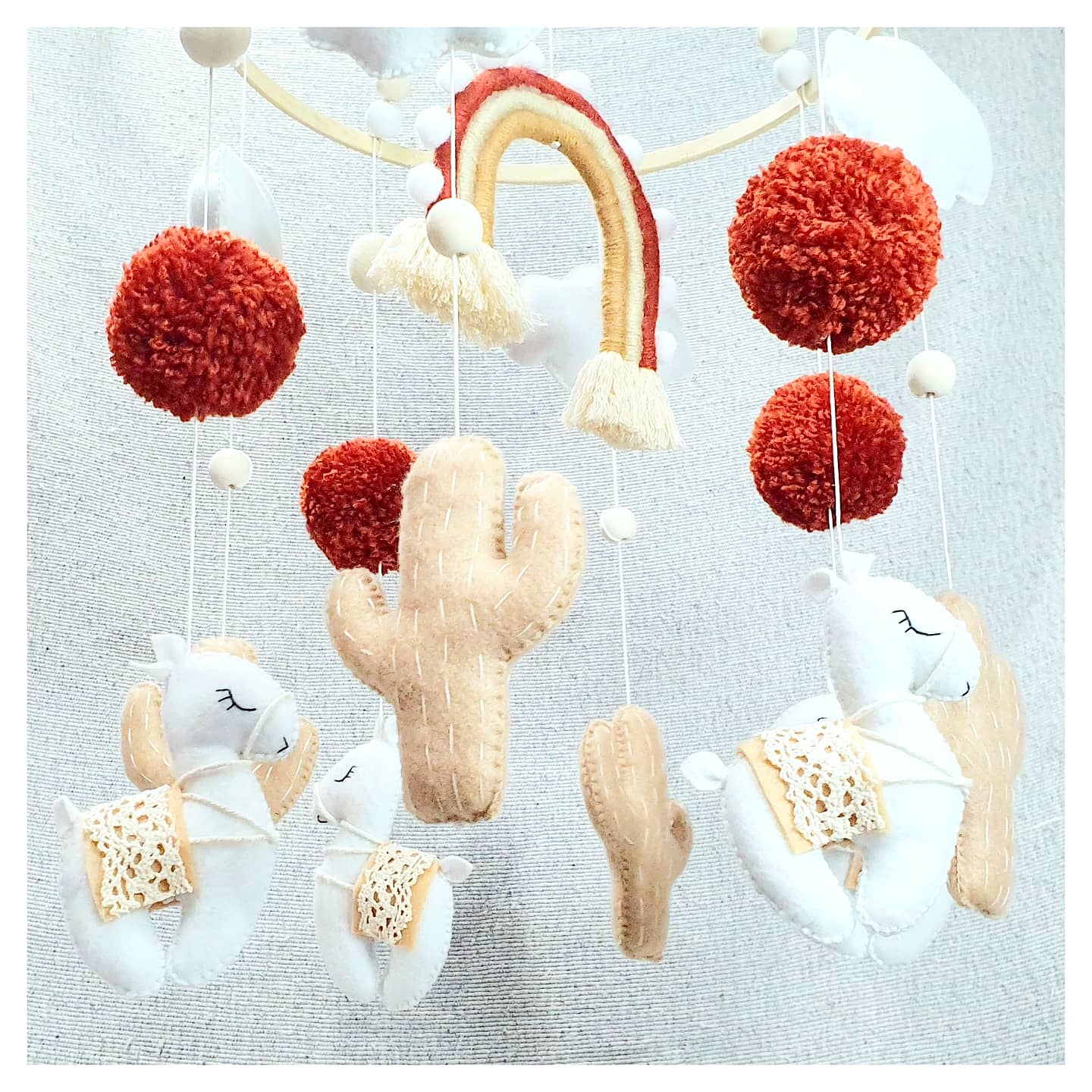 Macrame Boho Lama Mobile