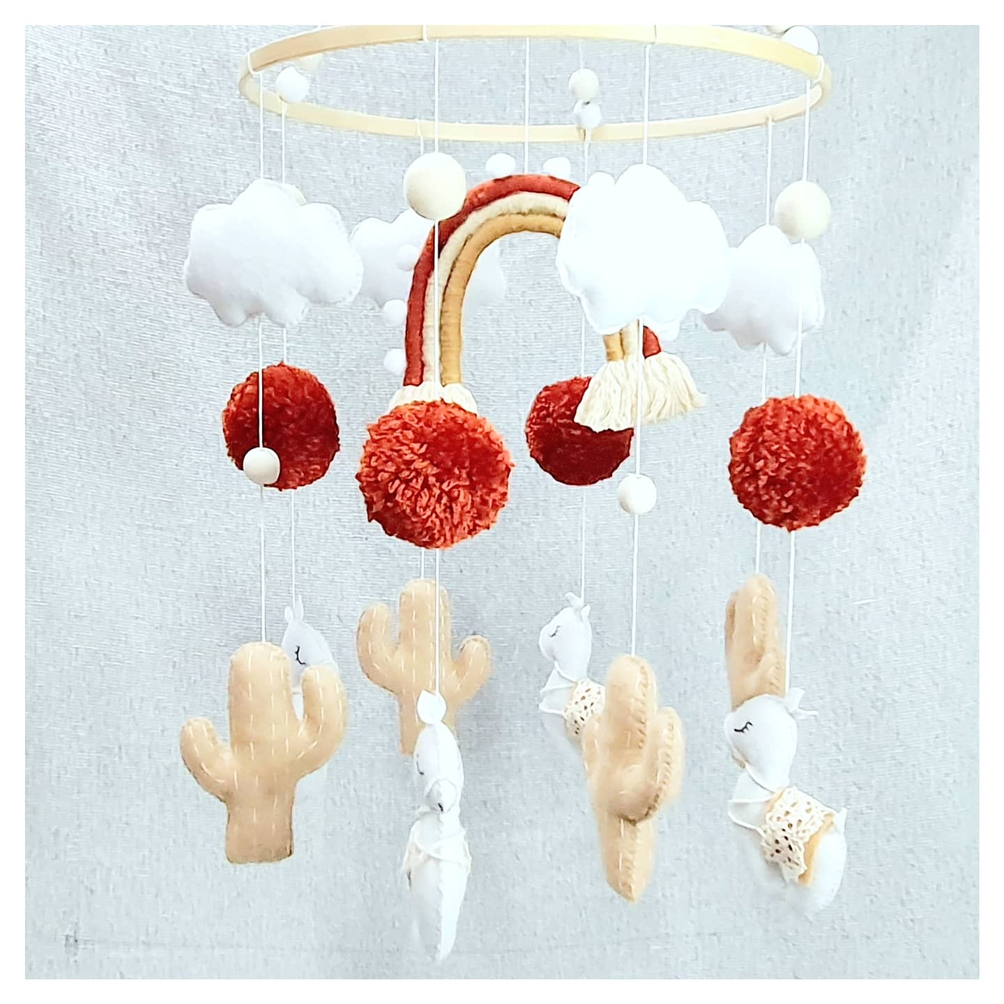 Macrame Boho Lama Mobile