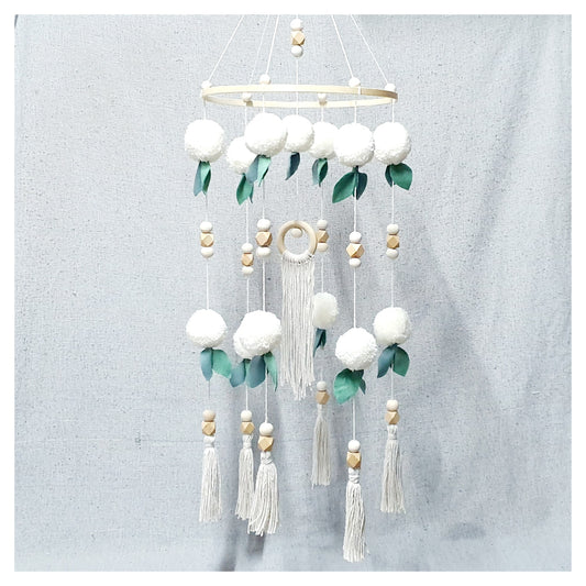 Pom Pom Boho Mobile
