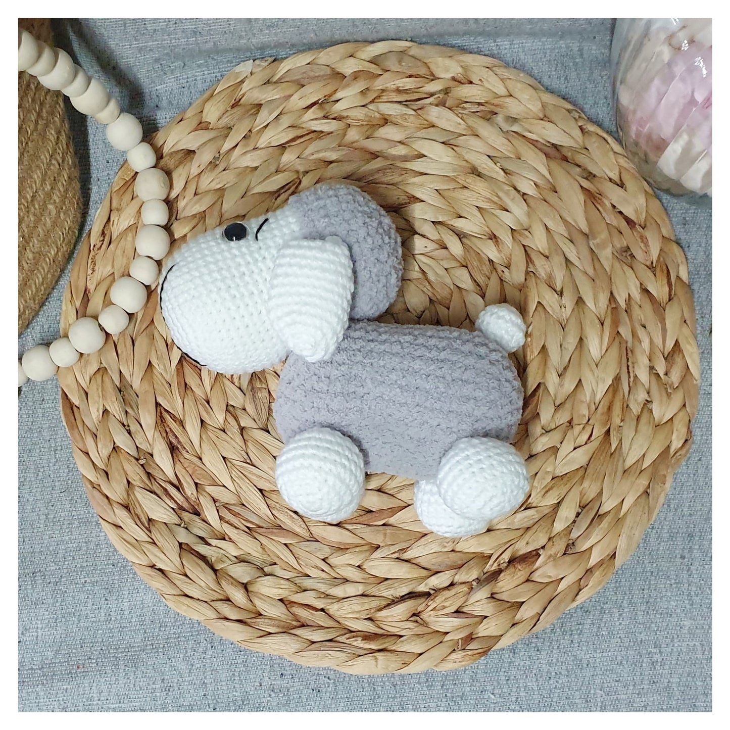 Hand Crochet Sheep Teddy