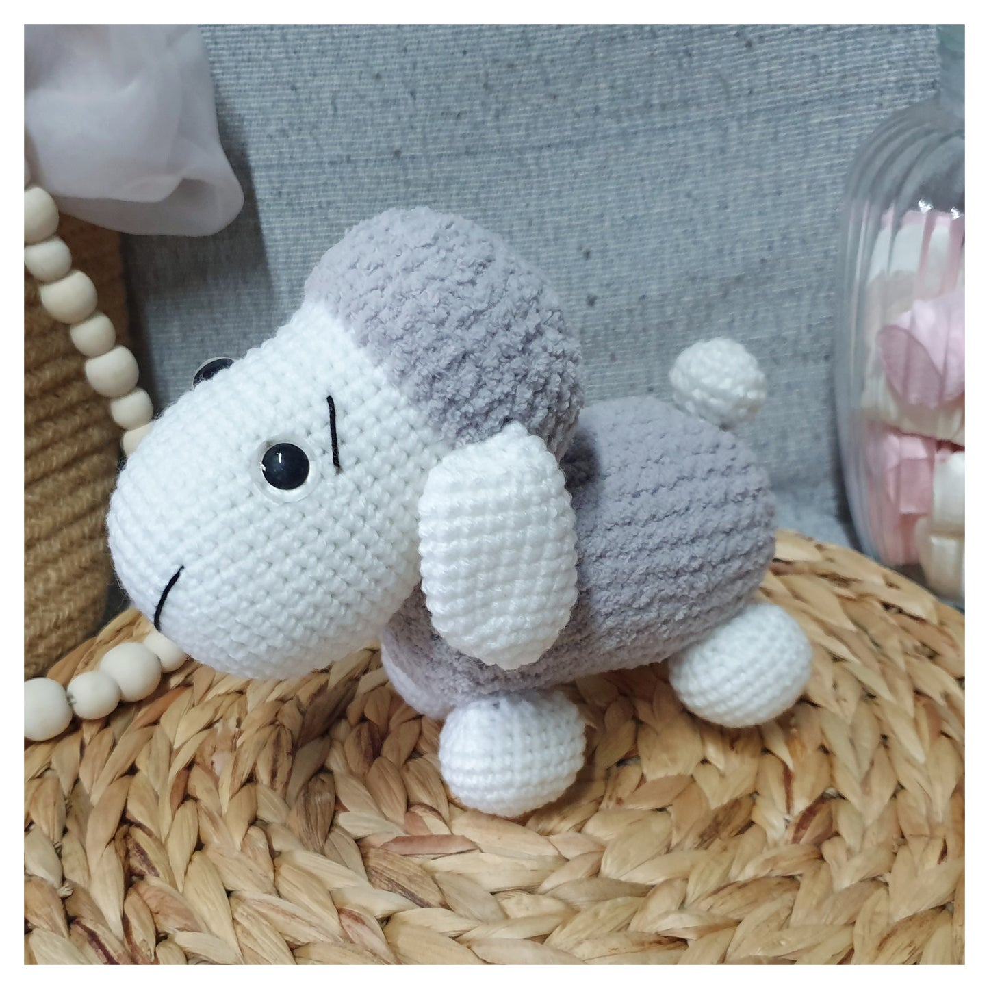 Hand Crochet Sheep Teddy