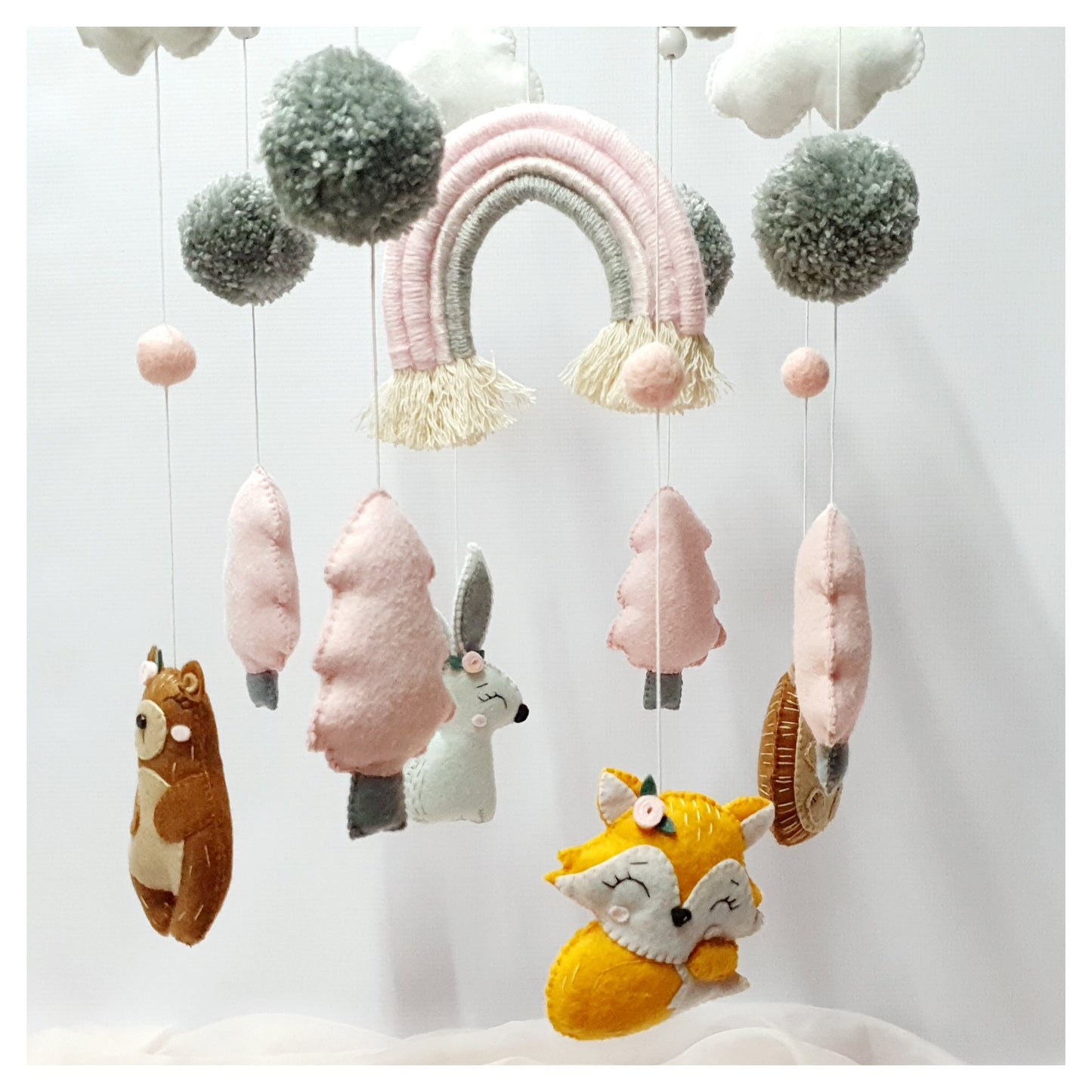 Boho Woodlands Mobile