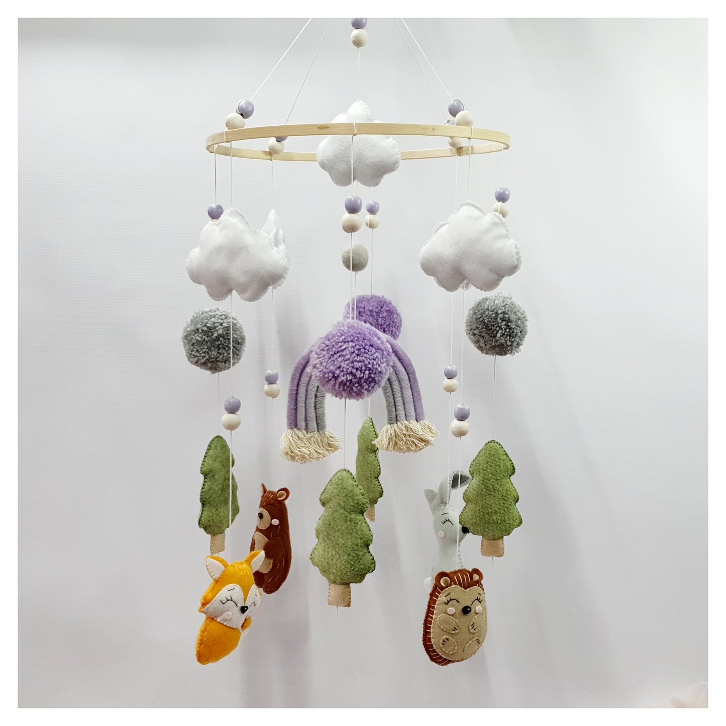 Boho Woodlands Mobile